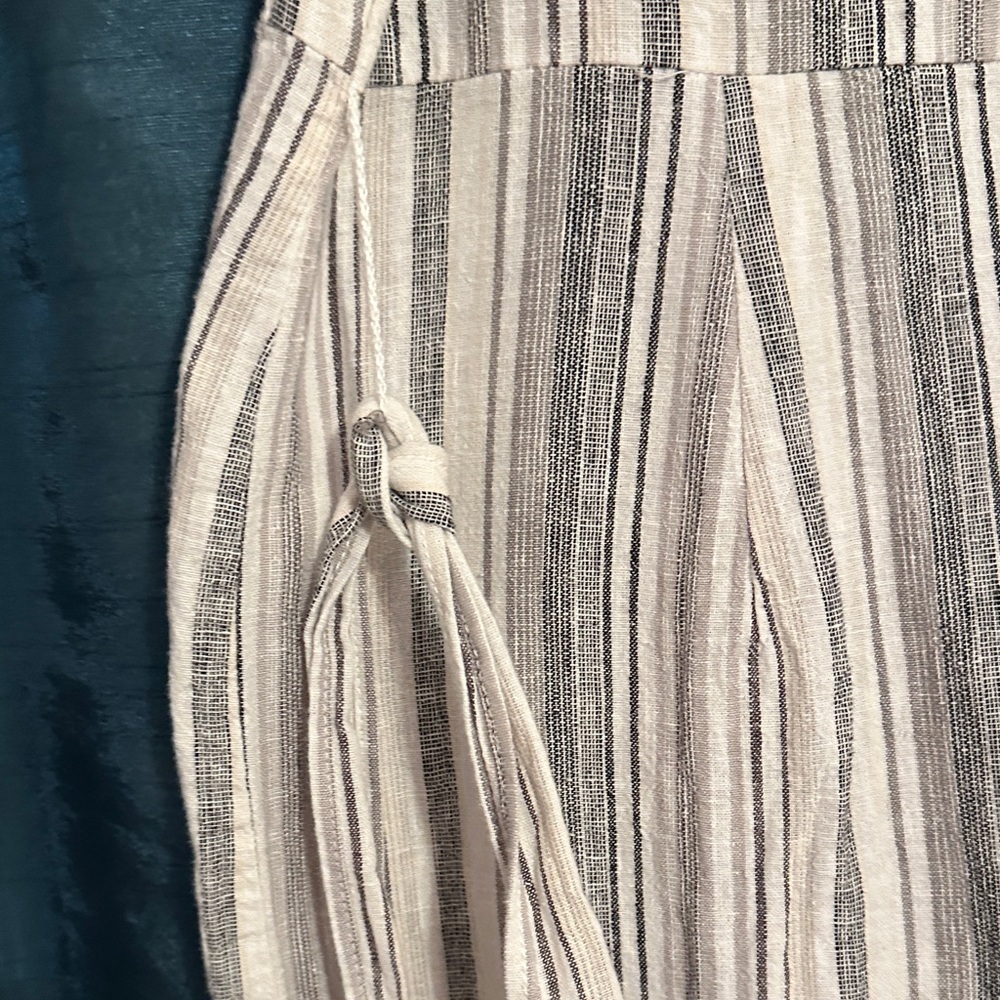beachlunchlounge Multicolor Striped Sleeveless Jumpsuit Large - Picture 9 of 11